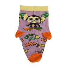 Monkey Skateboarding Socks from the Sock Panda Age 3-7 