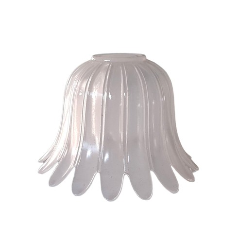 Vetro ricambio diffusore paralume cristallo satinato abatjour lampadario E14 - Foto 2 di 4