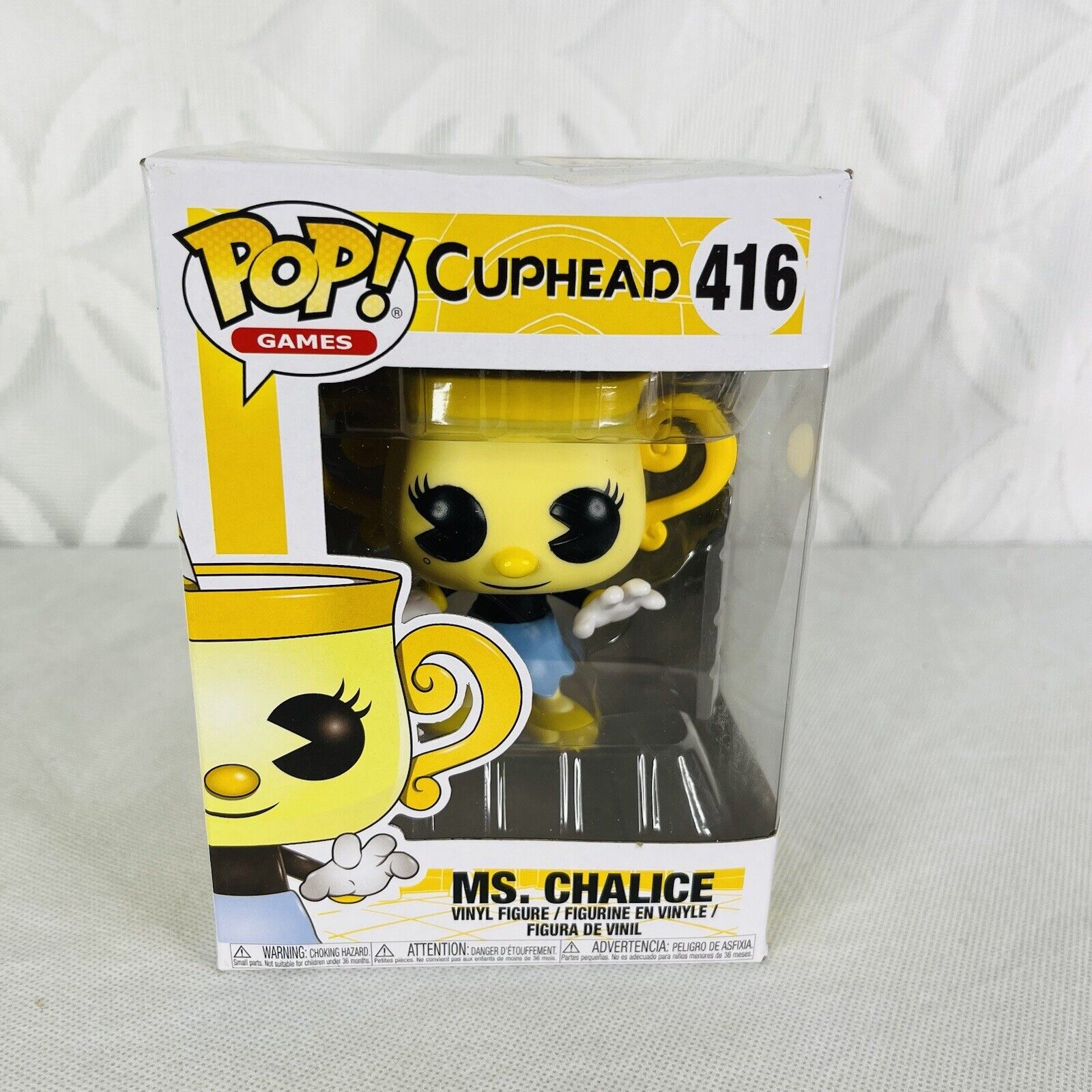  Funko Pop Games: Cuphead - Ms. Chalice Collectible Figure,  Multicolor : Toys & Games