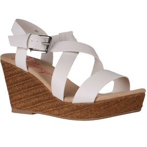 ebay white wedge sandals