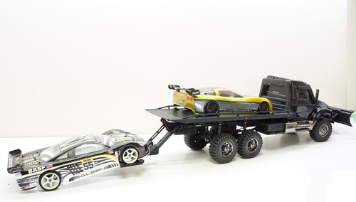 Kit funcional de grúa de radiocontrol cargadora de ruedas oculta para remolque de plataforma plana Traxxas TRX-6 - Imagen 7 de 12
