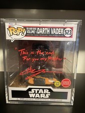 Hayden Christensen Signed Darth Vader Funko JSA #523 Ultra Rare WITH QUOTE