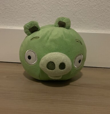 Angry Birds 10” Plush Green Pig 2010 Commonwealth Toys Big Stuffed Animal 