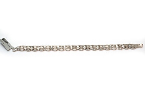 Nuovo Bracciale DAVID YURMAN Uomo 10mm Naufragio Argento Sterling Catena Misura Media - Foto 2 di 7