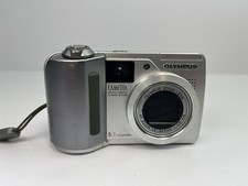 UNTESTED OLYMPUS CAMEDIA C-5500 5.1MP Digital Camera 5x Optic Zoom Silver