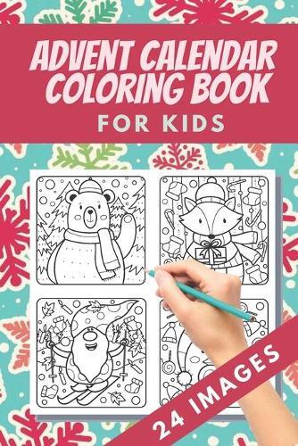 Brainfit Publishing BrainFit Publi Advent Calendar Coloring Book for (Paperback)