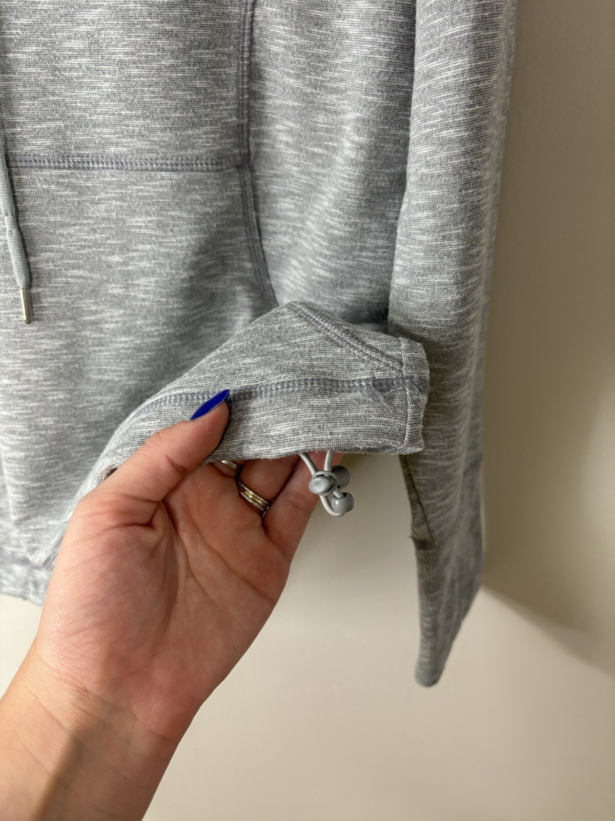 Athleta Techie Pullover Cowl Neck Sweatshirt Draw… - image 3