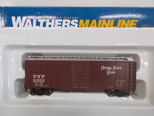 Walthers Mainline ~ Nickle Plate Road 40' AAR 1944 BOX CAR #5360 ~ ESCALA HO | Zustand: New