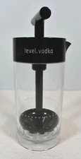 Level Barware's Vodka Infuser Cocktail Drinks Mixer Maker with Manual Strainer