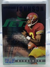 1996 Score Board Pro Line Rivalries Marvin Harrison Keyshawn Johnson #R16