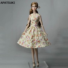 Floral Countryside Classical Dress For 11.5" Doll Clothes Evening Dress Outfits