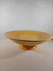 Fiestaware ? Yellow Pedestal Bowl Footed 12.5in By 3.25in PERFECT CONDITION