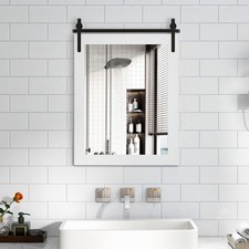 Vanity Make Up Farmhouse Wall Mirror Wall Mounted Mirror Rectangle Decorative
