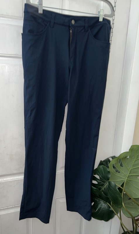Men’s Lululemon ABC Stretch Blue Pants Size 34