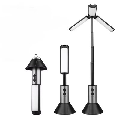1000 LM Retractable Camping Lamp Portable 8000Mah Rechargeable Work Light Hiking