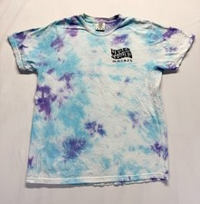 Comfort Colors T Shirt Mens Medium Multi Tie Dye Graphic Underground Climbing
