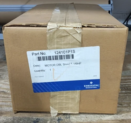Liebert OEM 1/6HP Double Shaft motor: 124101P1S