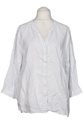 CECIL Bluse Damen Oberteil Hemd Hemdbluse Gr. XXL Leinen Weiß #eug9s8k