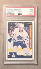 AUSTON MATTHEWS 2016-17 UD O-PEE-CHEE UPDATE #694 PSA 9