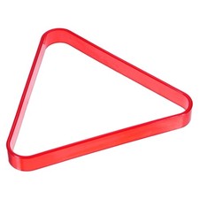 Pool Triangle Rack Billiard 8-Ball Racks Fit 2-1/4 Inch Pool Balls Red
