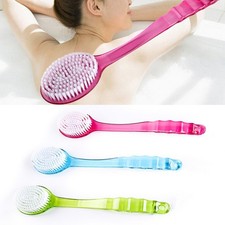 Long Handle Bath Body Brush Skin Scrubber Massager Soft Back Shower Exfoliating