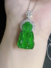 Nice Natural grade A jadeite Imperial green p...