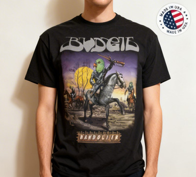 BUDGIE BANDOLIER'75 NEW T-Shirt Cotton Tee For Men S To 5XL