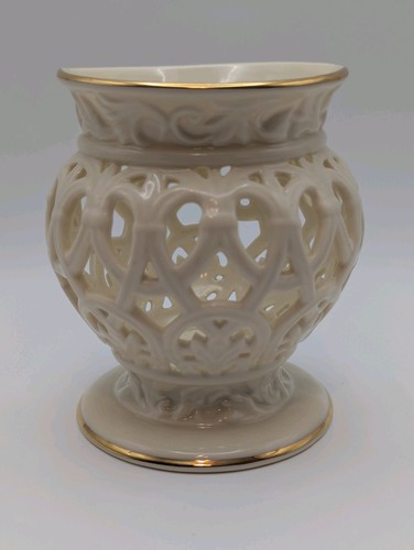 Lenox Illuminations Versailles Votive Urn 24K Gold Trim Votive Candle Holder EUC - Picture 2 of 5