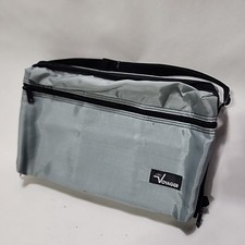 LEBO VOYAGER Cassette Tape Carrying Case 30 Tape Carry with Pocket Strap GRAY