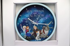 Disney Frozen 12" Decorative Wall Clock family Elsa Anna Olaf New In Box Gift