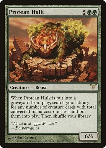 Dissension   MTG  1  Protean Hulk  Magic