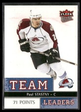 2008-09 Fleer Ultra Team Leaders Paul Stastny Paul Stasny #TL29