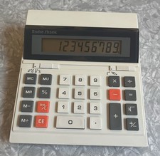 RADIO SHACK EC-2017 PORTABLE DESKTOP CALCULATOR NEW TESTED