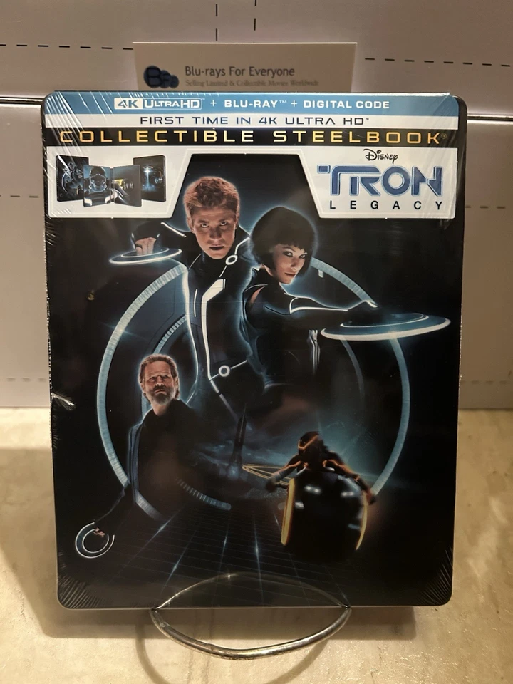 New & Sealed Tron Legacy 4K SteelBook UHD Blu-ray [2010] No Dent - Ship Next Day - Image 2 of 4