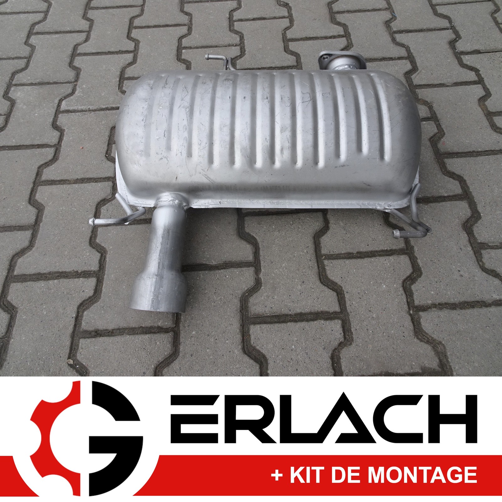Silencieux arrière BMW E90 E91 316i-320i pot d'échappement finition chrome haut de gamme