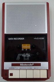 Nintendo HVC-008 Family BASIC Data Recorder Cassette Deck Famicom Tape Storage