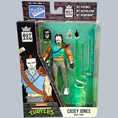 The Loyal Subjects TMNT Casey Jones Skull Face Action Figure 5in BST AXN New