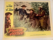 Vintage Lobby Card Pioneer Justice Lash La Rue Al Fuzzy St John 11
