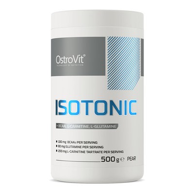 OstroVit Isotonic 500g Zitrone-Minze | Elektrolyte, BCAA, L-Glutamin Supplement