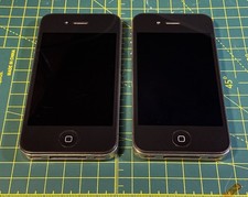 Lot Of 2 - Apple iPhone 3G 4s/4 - 8GB - Black -FOR PARTS ONLY