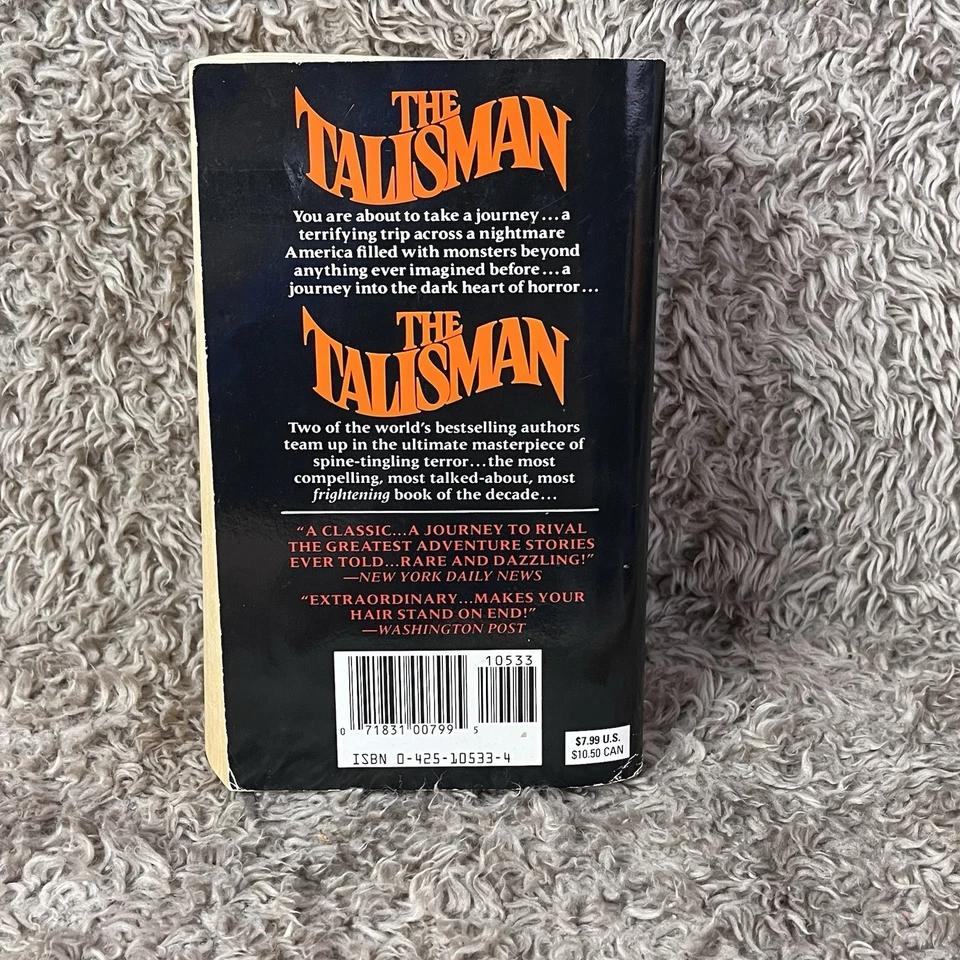 The Talisman Stephen King Peter Straub Paperback Book Mar 1985 Berkeley Edition Foto 3 de 4