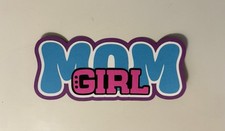 Girl Mom Scrapbook Title Handmade Paper Pieced Die Cut