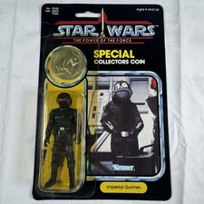 Vintage Star Wars POTF Last 17 Imperial Gunner W  Coin 92 Back Sealed EXCELLENT
