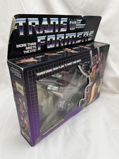 ORIGINAL Transformers Thrust Decepticon Stunticon G1 Gen 1 W  BOX 1985 MINT