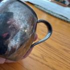 1847 Rogers Bros Flair Silver Plated Child’s Cup IS 3" x 3.5" Vintage USA — photo 6