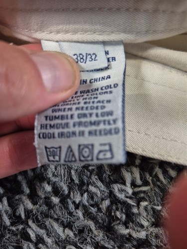 Onward Reserve Pants Mens 38x32 Performance Stretch Nylon Khaki 5-Pocket - Picture 7 of 10