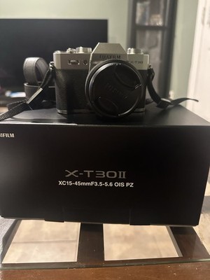 Fujifilm X-T30 II 26.1MP Mirrorless Camera XC 15-45mm Lens USB-C Silver