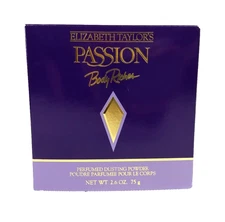 PASSION Body Riches Perfumed Dusting Powder Elizabeth Taylor 2.6oz Made in USA