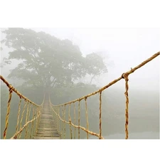 IKEA BJORKSTA Wall Art Jungle Journey CANVAS ONLY 55”x39”