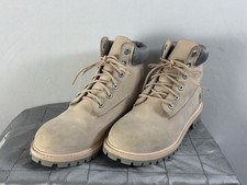 Timberland Youth 5 Girls Blush/Pink Nubuck Boots 6 Classic Waterproof EUC